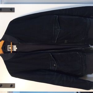 G-Star Black Bomber Jacket with Regular Fit and Notched Lapels